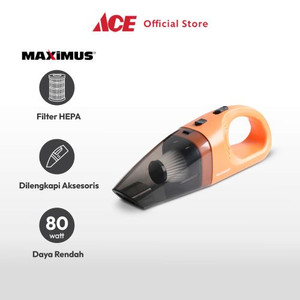 Ace - Maximus Penghisap Debu Mobil Basah Dan Kering 12v 80 Watt