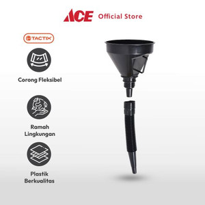 Ace - Tactix Set 2 Pcs Corong Flexible - Hitam