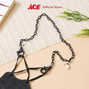 Ace - Ataru Tali Masker Chain Astronaut - Hitam