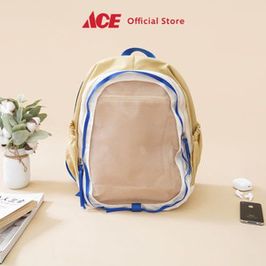 Ace - Ataru Tas Ransel Dengan Mesh Nylon - Krem