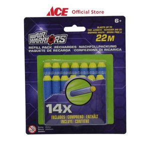 Ace - Air Warriors Set 14 Pcs Refill Peluru Busa