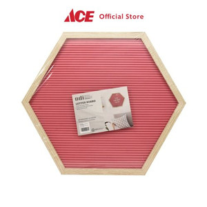 Ace - Odi Papan Buletin Hexagon - Merah