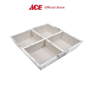 Ace - Arthome Organizer Meja 21.2x21.2x4.2 Cm - Marble