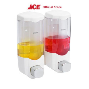 ACE Krisbow 370 Ml Set 2 Pcs Dispenser Sabun Cair - Putih