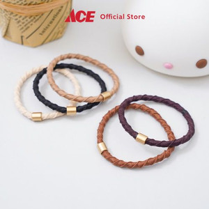 Ace - Ataru Set 5 Pcs Ikat Rambut Elastic Gold Bead