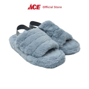 Ace - Ataru Ukuran 40/41 Sandal Wanita Fur - Biru