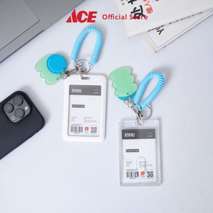 Ace - Ataru Holder Id Card Dengan Blue Green Charm Assorted