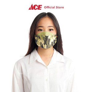 Ace - Ataru 10 Pcs Kyou Masker Pelindung 4 Lapis Kf94 Camo - Sage