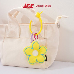 Ace - Ataru Gantungan Kunci Flower Cushion - Kuning