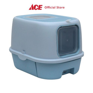 Ace - Paws N Tail Toilet Kucing Dengan Drawer Dan Top Exit