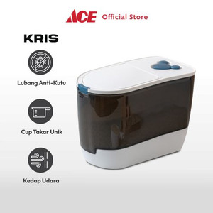 Ace - Kris 10 Kg Tempat Beras - Hitam/Putih