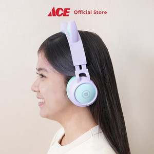 Ace - Ataru Headphone Bluetooth Bt028c - Ungu/Hijau Mint