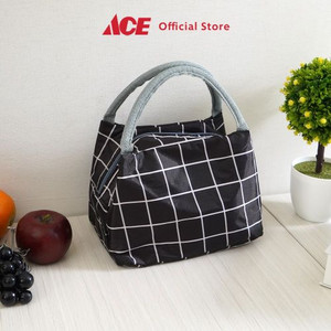 Ace - Ataru Tas Bekal Thermal Checkered - Hitam