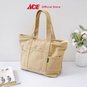 Ace - Ataru Tas Tangan Canvas - Krem Beige