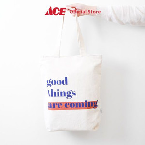 Ace - Ataru Long Tote Bag Quotes - Putih Ivory