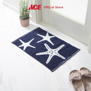 Ace - Ataru 40x60 Cm Keset Kamar Mandi Katun Jq - Biru Navy