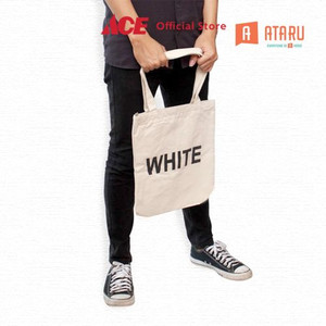 Ace - Ataru Tote Bag Words - Putih