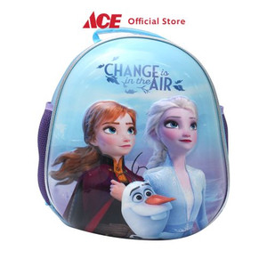 Ace - Disney Tas Ransel Anak Hardshell Elsa & Anna Egg Shape - Ungu