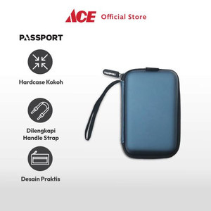 Ace - Passport Tas Organizer Perangkat Digital Hardcase Small Navy