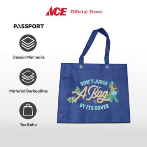 Ace - Passport Tas Belanja Dont Judge A Bag - Biru