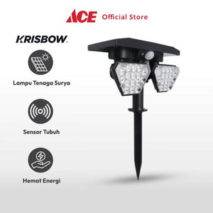 Ace - Krisbow Zura Lampu Sorot Taman Double Solar 4 Watt 6500k