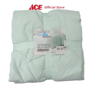 Ace Sleeplite 150X200 cm Selimut Polyester Summer Solid - Biru Aqua