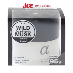 Ace - Flamingo Wild Musk Pengharum Mobil Alpha-1 - Hitam