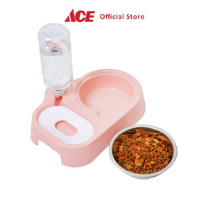 Ace - Paws N Tail Dispenser Makanan Hewan - Pink