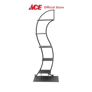 Ace - Arthome 55 Cm Rak Tanaman Portia Right - Hitam