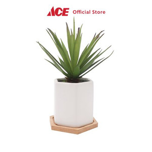 Ace - Arthome 14 Cm Tanaman Artifisial Sword Grass Dengan Pot - Hijau