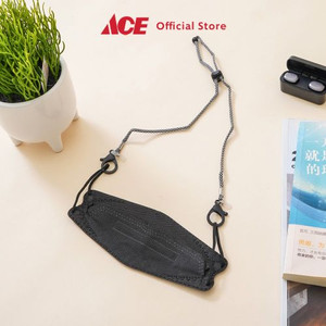 Ace - Ataru Tali Masker Cord - Hitam