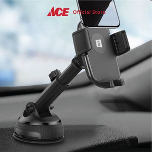 Ace - Ataru Holder Smartphone Dashboard Mobil Long Neck - Hitam