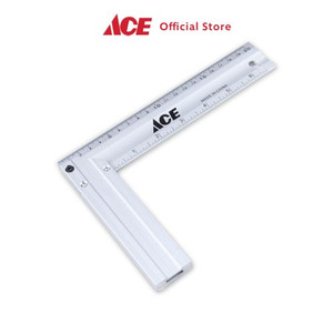 Ace Penggaris Siku Aluminium 20 Cm