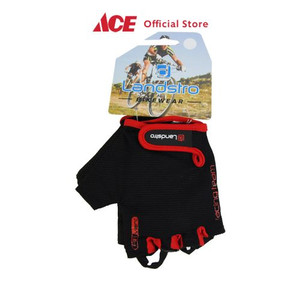 Ace - Landstro Sarung Tangan Sepeda Flow Hf 19 Ukuran M - Hitam/Merah