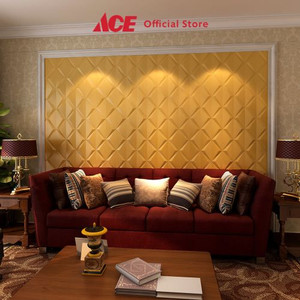 Ace - Arthome Wallpaper 3d Soft Leather Lvii - Krem