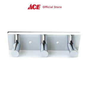 Ace - Kris Gantungan Dinding Kamar Mandi 3 Kait - Silver