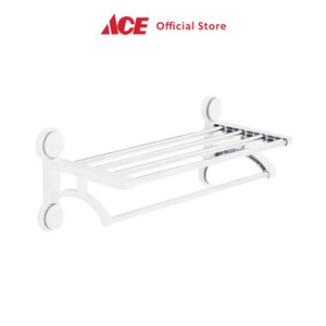 Ace - Krisbow Gantungan Handuk 6 Rail Dengan Penghisap - Putih