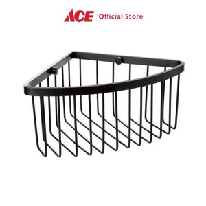 Ace - Tatay Keranjang Kamar Mandi Sudut 20x11.6x32 Cm - Hitam