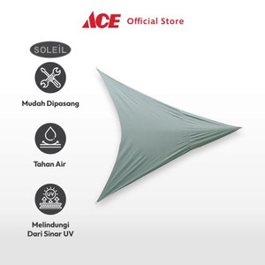 Ace - Soleil 3.6 Mtr Kanopi Taman Triangle - Abu-Abu Muda