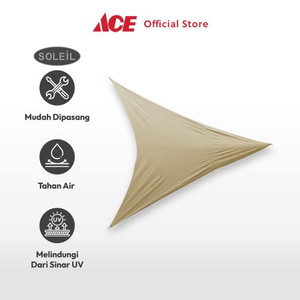 Ace - Soleil 3.6 Mtr Kanopi Taman Triangle - Cokelat Tan