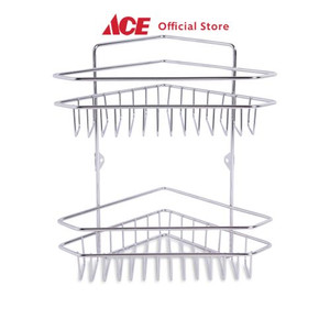 Ace - Stora Rak Sudut Kamar Mandi 2 Tingkat Shower Caddy