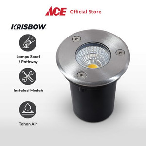 Ace - Krisbow Stampa Lampu Lantai Tanam 3 Watt 3000k