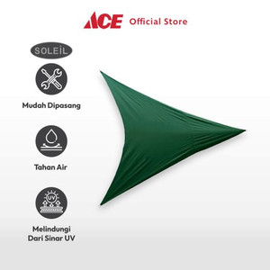 Ace - Soleil 5 Mtr Kanopi Taman Triangle - Hijau Tua