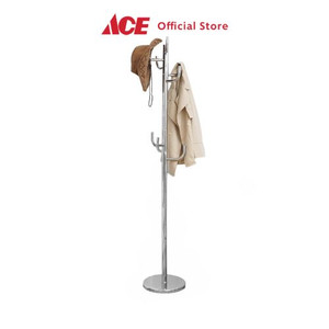 Ace - Stora Gantungan Pakaian Standing Tree - Silver