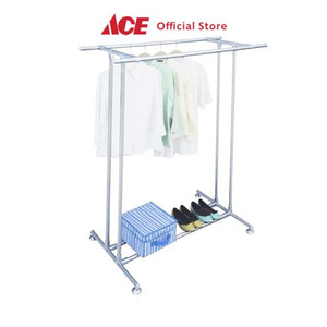 Ace - Stora Jemuran Baju Double Pole Dengan Rak