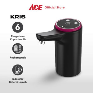 Ace Kris Pompa Air Galon Rechargeable Ap138S - Hitam