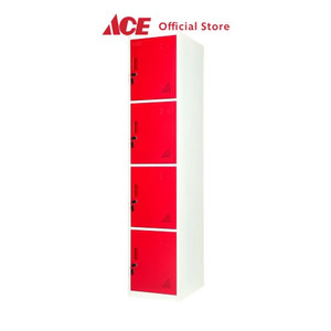 Ace - Masterspace Loker 4 Pintu - Merah