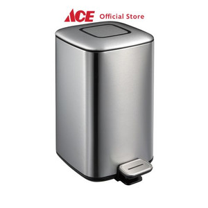 Ace - Eko 12 Ltr Tempat Sampah Stainless - Abu-Abu