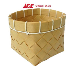 Ace - Pendopo Keranjang Anyaman Sintetis Bulat 20x20 Cm