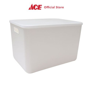 Ace - Ataru 36.5X26X24 Cm Kotak Penyimpanan Dengan Tutup - Putih